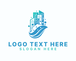 Building - Eco Cleaning Building logo design