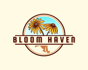 Maryland Flower Botanical logo design