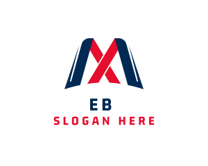 Letter Sn - Modern Company Brand Letter MX logo design