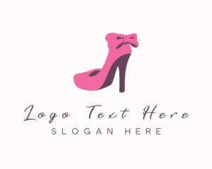 Shoe - Fashion Stylist Stiletto logo design
