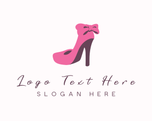 Cobbler - Fashion Stylist Stiletto logo design