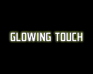 Glowing Generic Text logo design