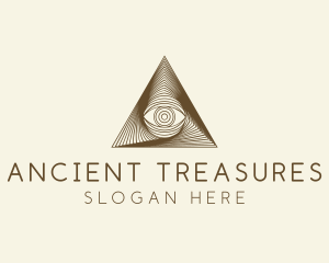 Pyramid Eye Landmark logo design