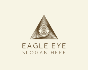 Pyramid Eye Landmark logo design