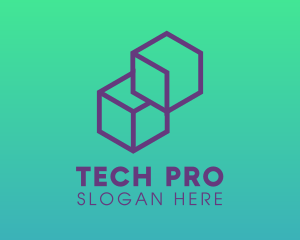Technology - Generic Cube Technology logo design