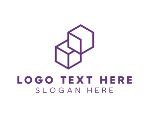 Logistics - Generic Cube Technology logo design