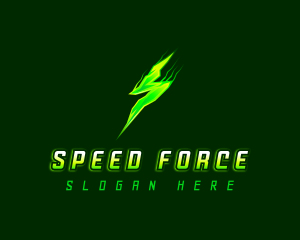 Power Lightning Bolt logo design