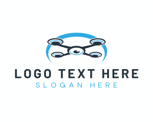 Vlogger - Drone Technology Camera logo design
