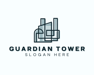 Building Tower Condominium logo design