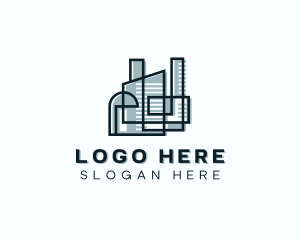 Skyscraper - Building Tower Condominium logo design