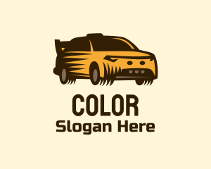 Auto Garage - Sports Racing Car logo design