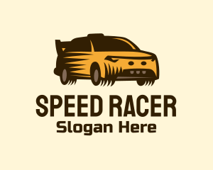 Car Service - Sports Racing Car logo design