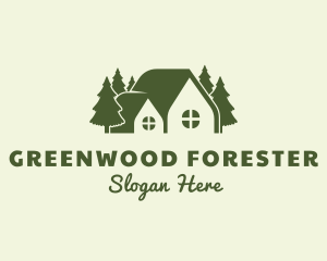 Forest Realty Home logo design