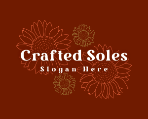 Sunflower Blossom Florist logo design