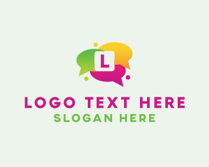 Messaging - Social Media Bubble Chat logo design
