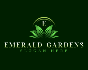 Plant Leaves Landscaping logo design