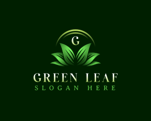 Plant Leaves Landscaping logo design