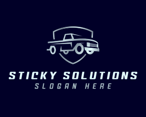 Car Pickup Transportation Logo