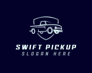 Pickup - Car Pickup Transportation logo design