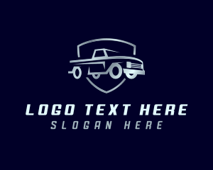 Car Pickup Transportation Logo