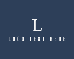 Letter - Serif Professional Letter logo design