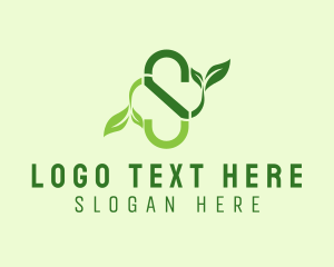 Eco - Leaf Spa Letter S logo design