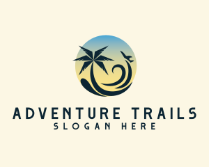 Tropical Island Vacation logo design