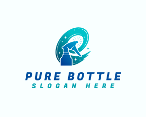 Bottle - Cleaning Spray Bottle logo design