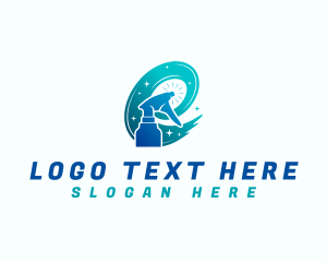 Cleaning - Cleaning Spray Bottle logo design