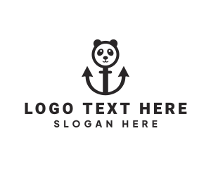 Maritime Panda Nautical logo design