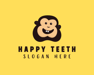 Smile - Happy Monkey Smile logo design