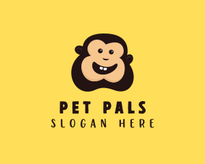 Happy Monkey Smile logo design