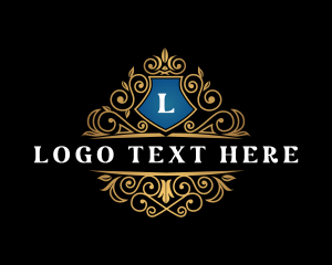 Boutique - Luxury Botanical Royalty logo design