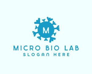 Microbiologist - Global Virus Outbreak logo design