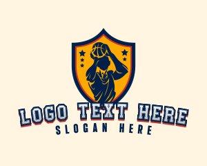 Training - Basketball Player League logo design