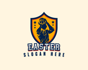 Basketball Player League Logo