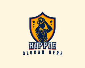 Basketball Player League Logo