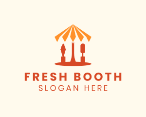 Booth - Ice Cream Amusement Park logo design