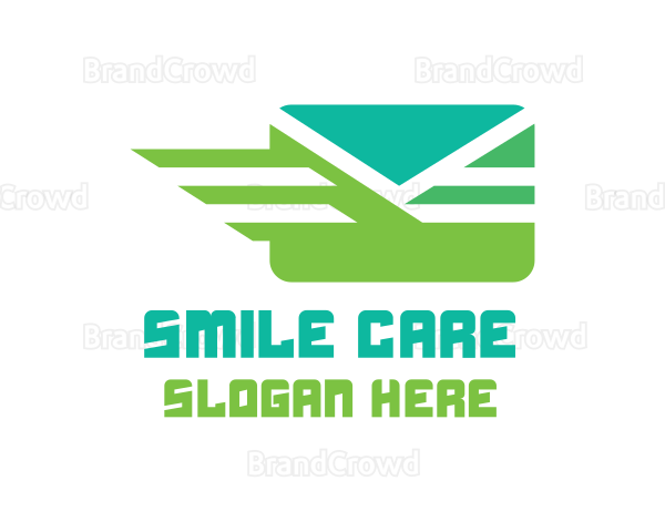 Green Mail Envelope Logo