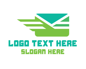 Green Mail Envelope Logo