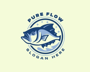 Freshwater - Bream Fish Fishery logo design