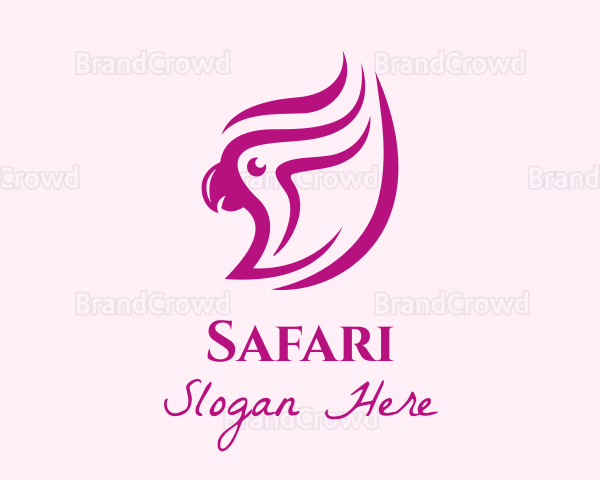 Purple Parrot Salon Logo