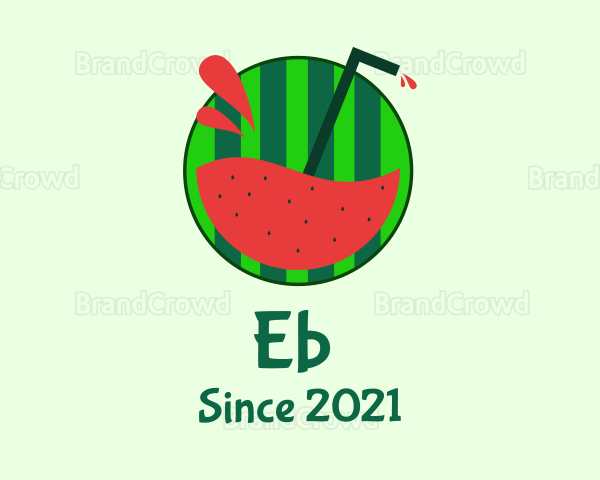 Watermelon Fruit Juice Logo