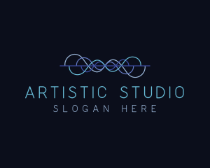 Studio - Digital Soundwave Studio logo design