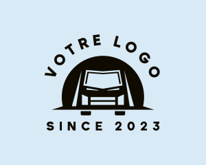 Driver - Van Truck Transport logo design