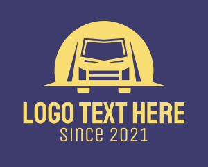 Tyre - Van Truck Transport logo design