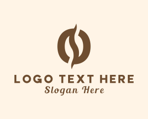 Arabian Nights - Brown Coffee Bean logo design