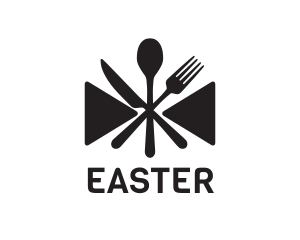 Meal - Bow Tie Cutlery logo design