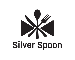 Bow Tie Cutlery logo design