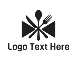 Cutlery - Bow Tie Cutlery logo design